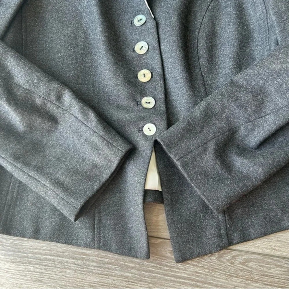 Vintage Tullo Stand Collar Wool Blazer Made in Germany - Picture 10 of 15